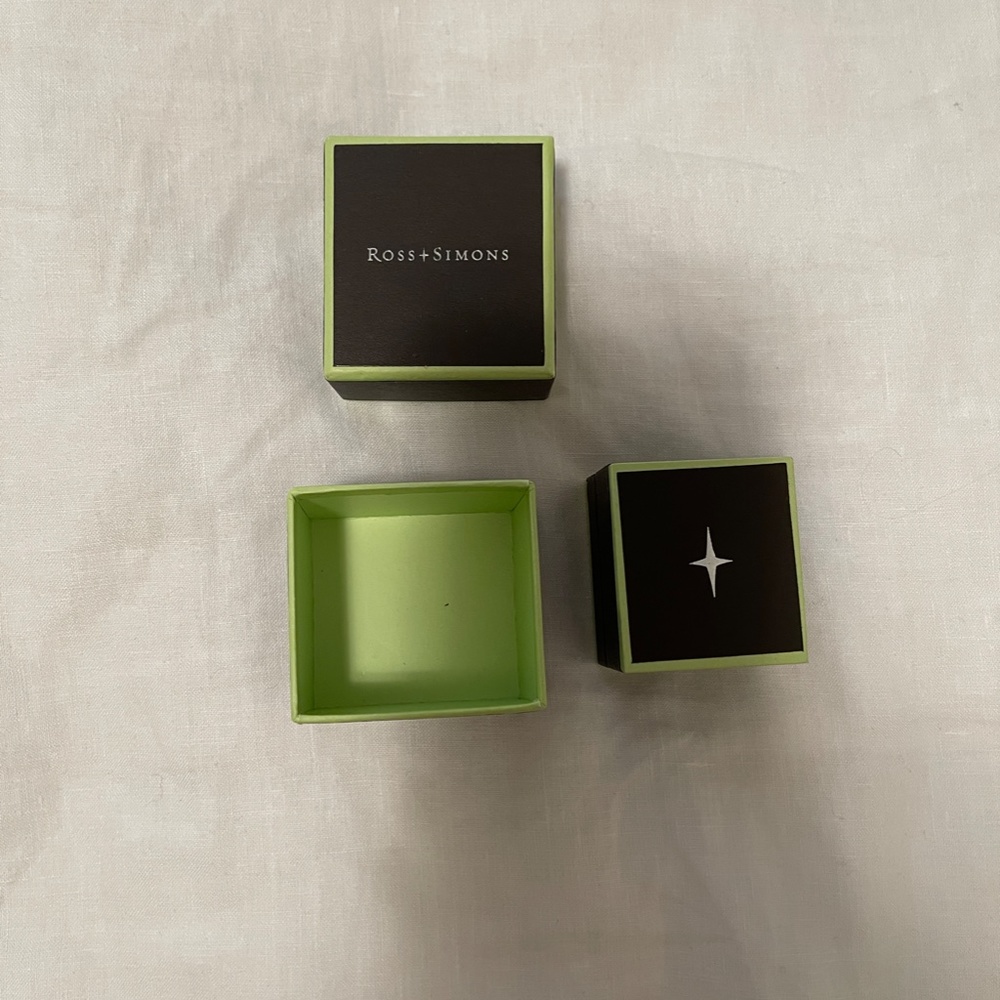 Ross Simons Sterling Silver Small Monogram Earrin… - image 3